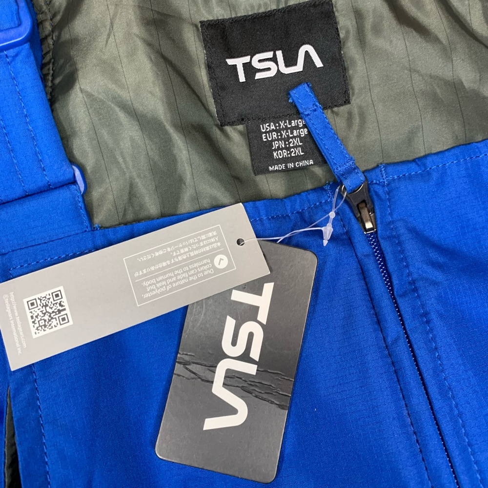 TSLA insulated ski overalls